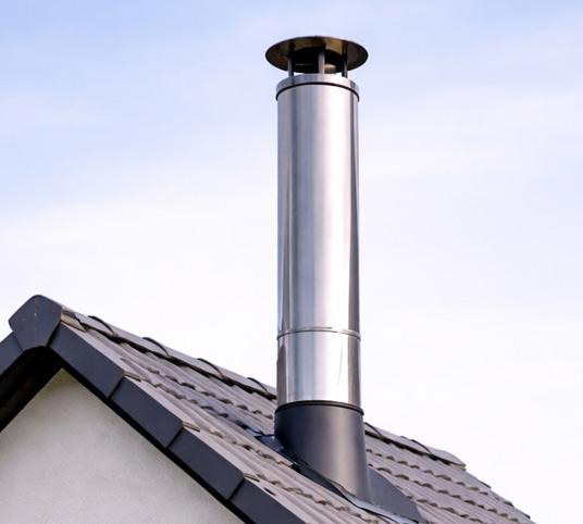 Edelstahlschornstein und Schornsteinsysteme
