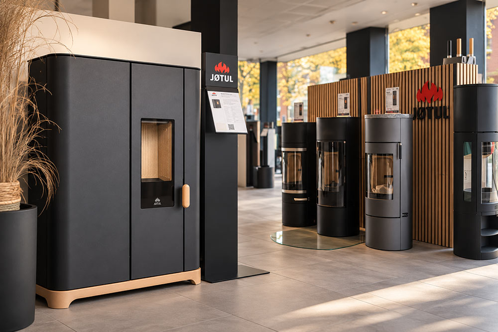Jøtul Ausstellungsstücke im Kaminstudio Marl